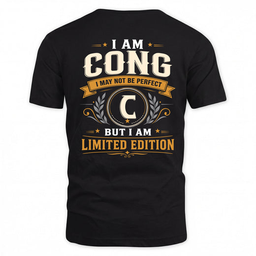CONG  EDI-TT36 Personalized Funny Quote Apparel