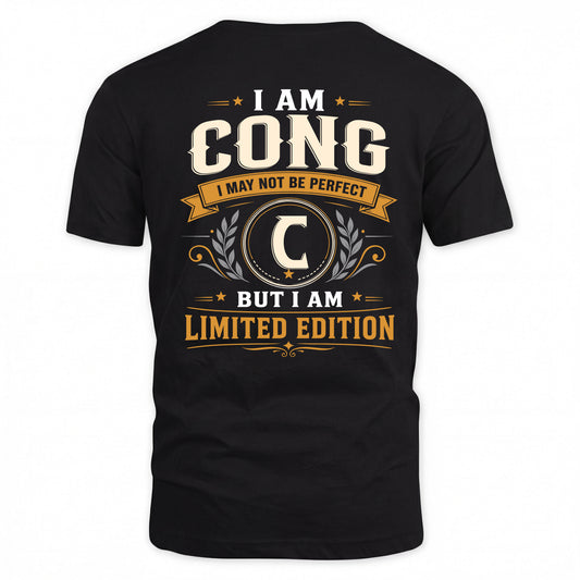 CONG  EDI-TT36 Personalized Funny Quote Apparel