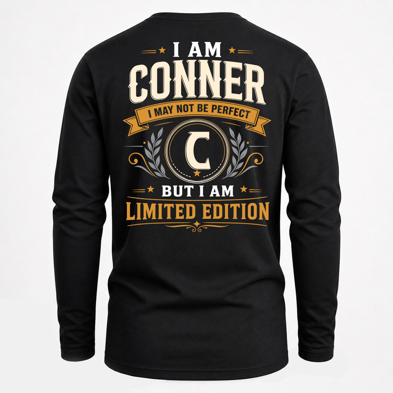 CONNER  EDI-TT36 Personalized Funny Quote Apparel