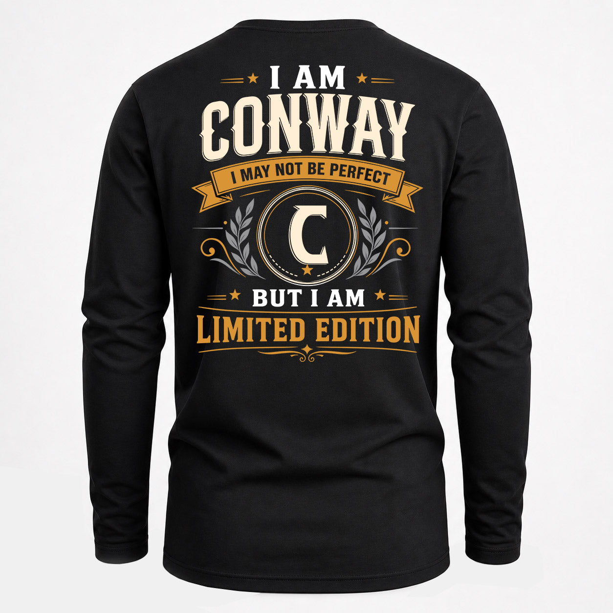 CONWAY  EDI-TT36 Personalized Funny Quote Apparel