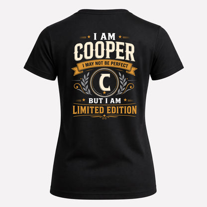 COOPER  EDI-TT36 Personalized Funny Quote Apparel