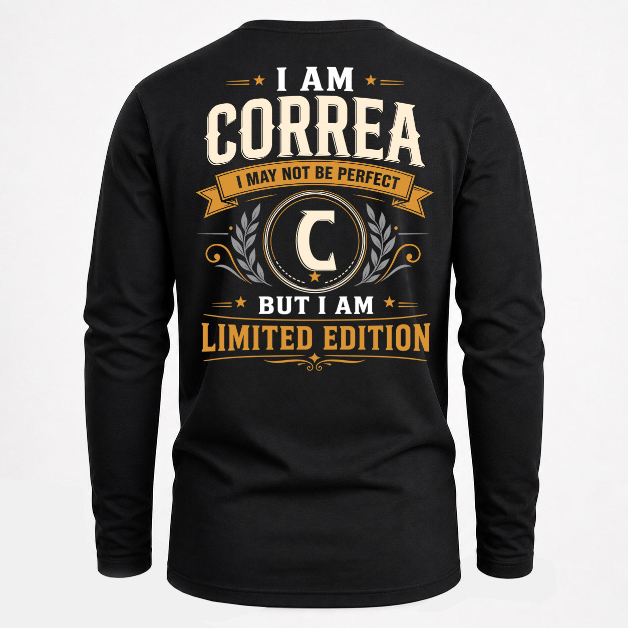 CORREA  EDI-TT36 Personalized Funny Quote Apparel