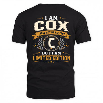 COX  EDI-TT36 Personalized Funny Quote Apparel