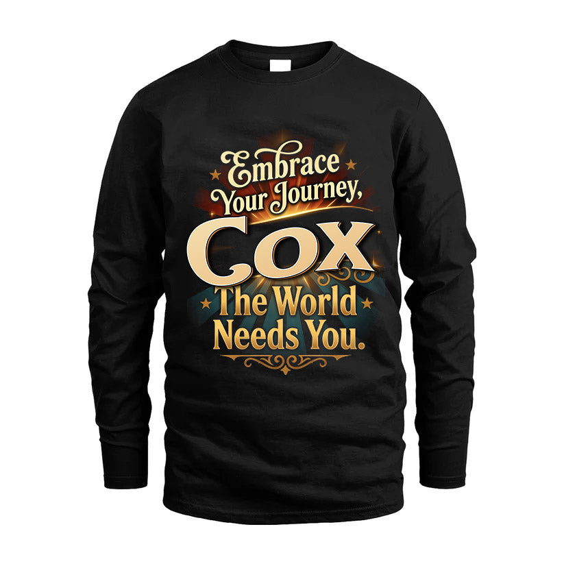 COX L04-TT36 Personalized Funny Quote Apparel