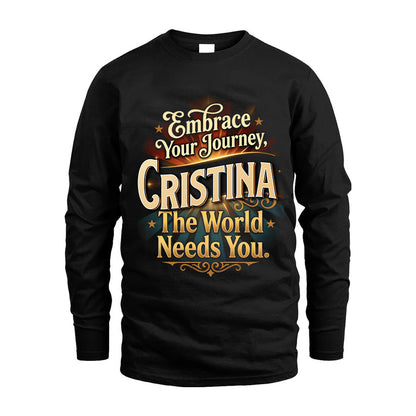 CRISTINA L04-TT36 Personalized Funny Quote Apparel