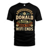 DONALD L03-TT36 Personalized Funny Quote Apparel