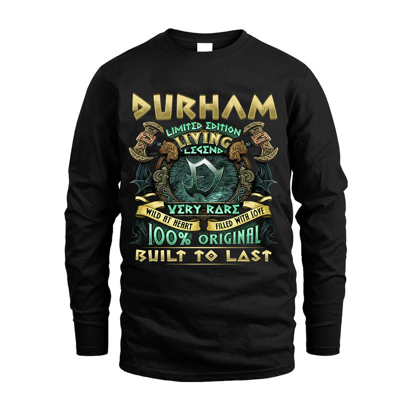 DURHAM VKI-TT36 Personalized Funny Quote Apparel