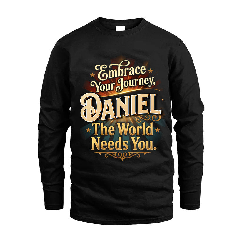 DANIEL L04-TT36 Personalized Funny Quote Apparel