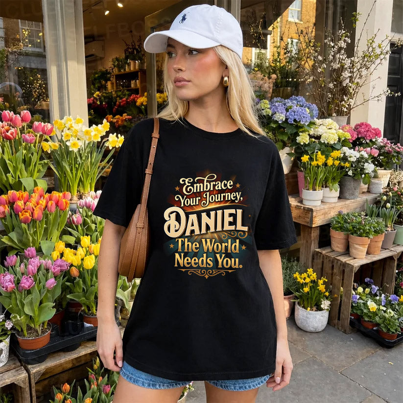 DANIEL L04-TT36 Personalized Funny Quote Apparel