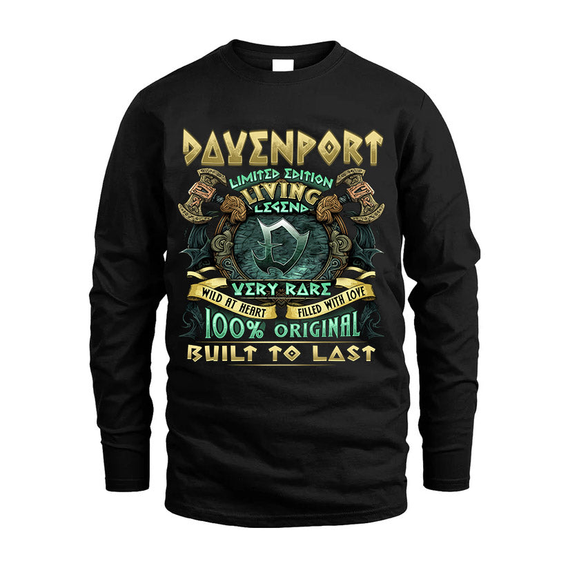 DAVENPORT  VKI-TT36 Personalized Funny Quote Apparel
