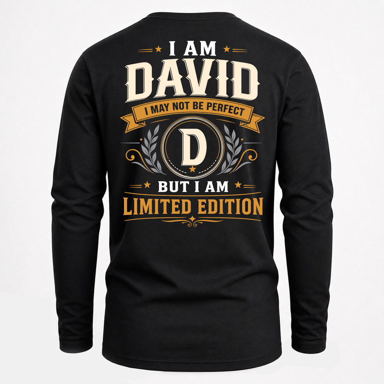 DAVID  EDI-TT36 Personalized Funny Quote Apparel