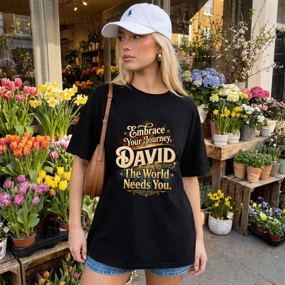 DAVID L04-TT36 Personalized Funny Quote Apparel