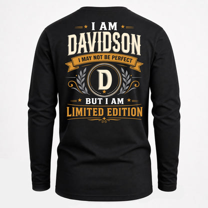 DAVIDSON  EDI-TT36 Personalized Funny Quote Apparel