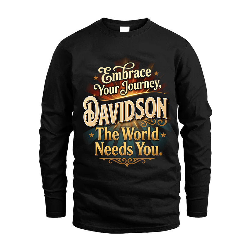 DAVIDSON L04-TT36 Personalized Funny Quote Apparel