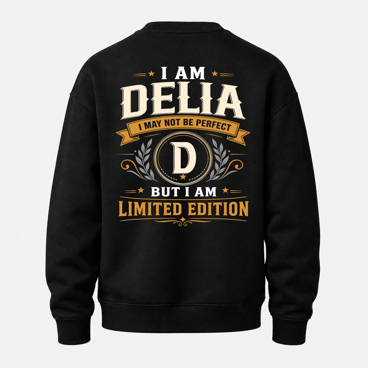 DELIA  EDI-TT36 Personalized Funny Quote Apparel