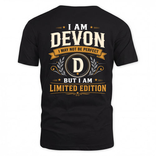 DEVON  EDI-TT36 Personalized Funny Quote Apparel