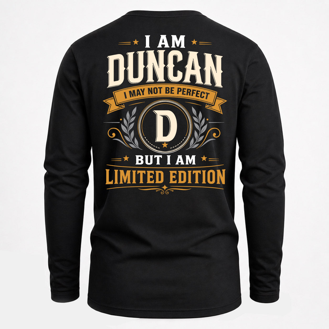 DUNCAN  EDI-TT36 Personalized Funny Quote Apparel