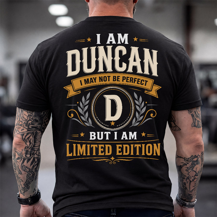 DUNCAN  EDI-TT36 Personalized Funny Quote Apparel