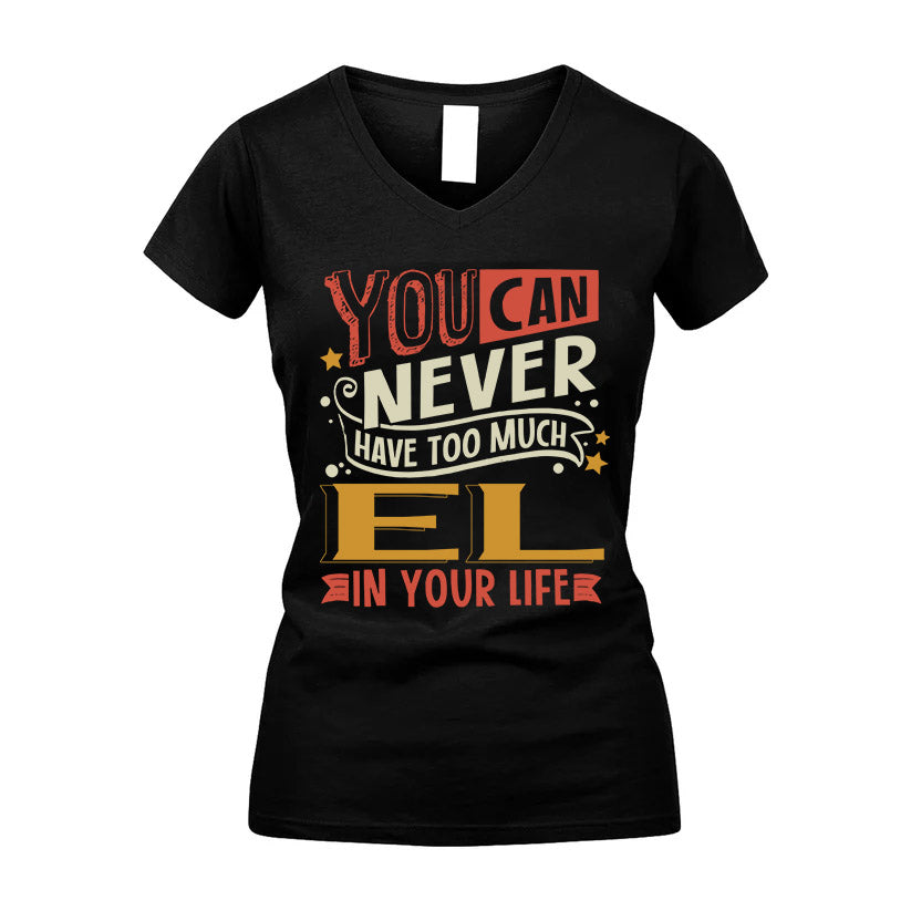 EL NO2-TT36 Personalized Funny Quote Apparel