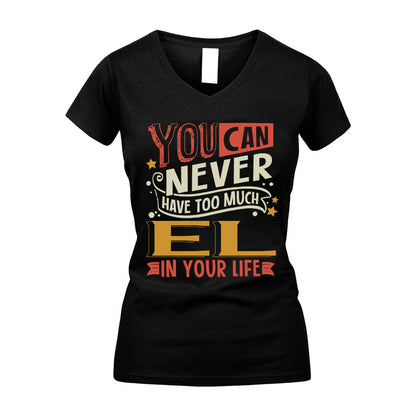 EL NO2-TT36 Personalized Funny Quote Apparel