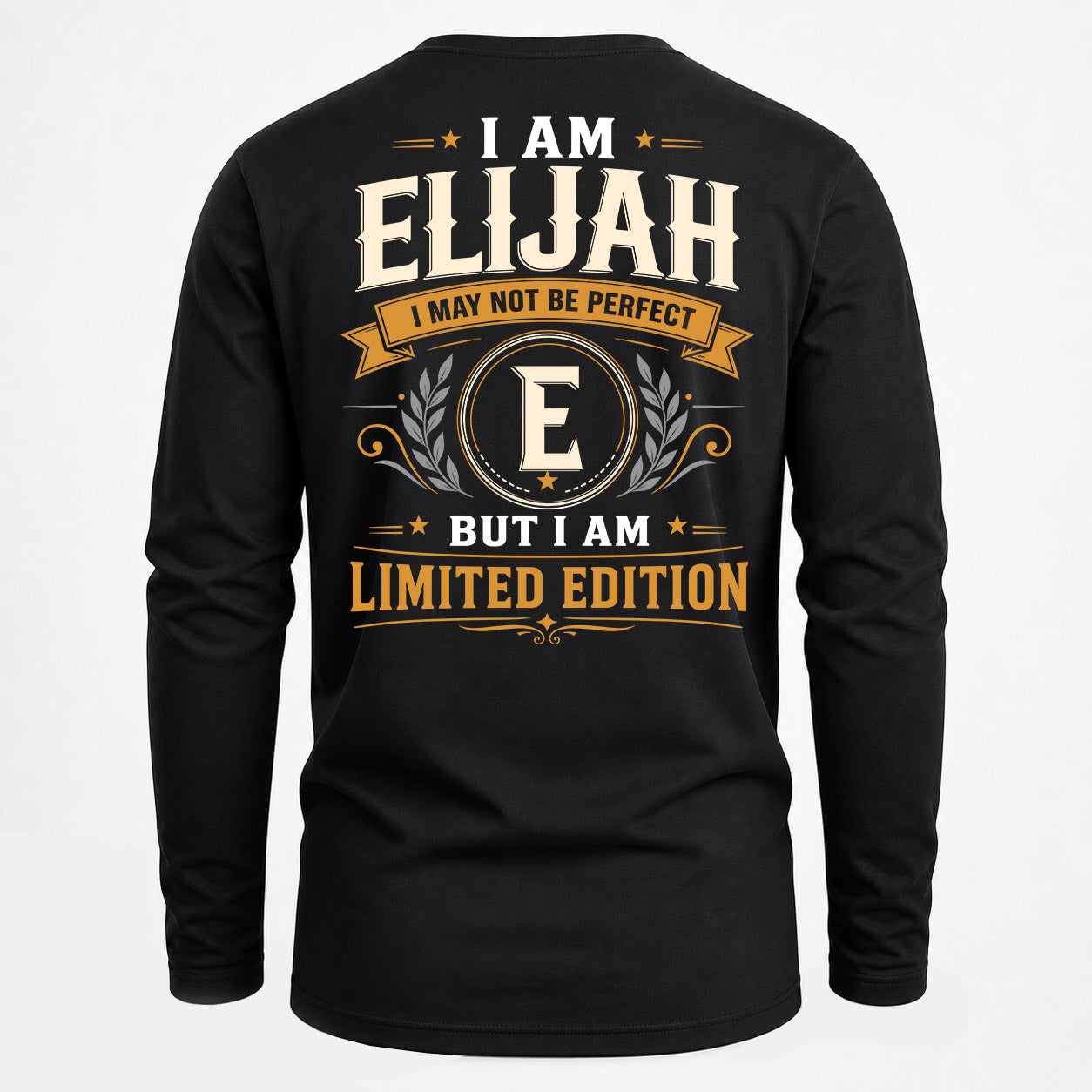 ELIJAH  EDI-TT36 Personalized Funny Quote Apparel