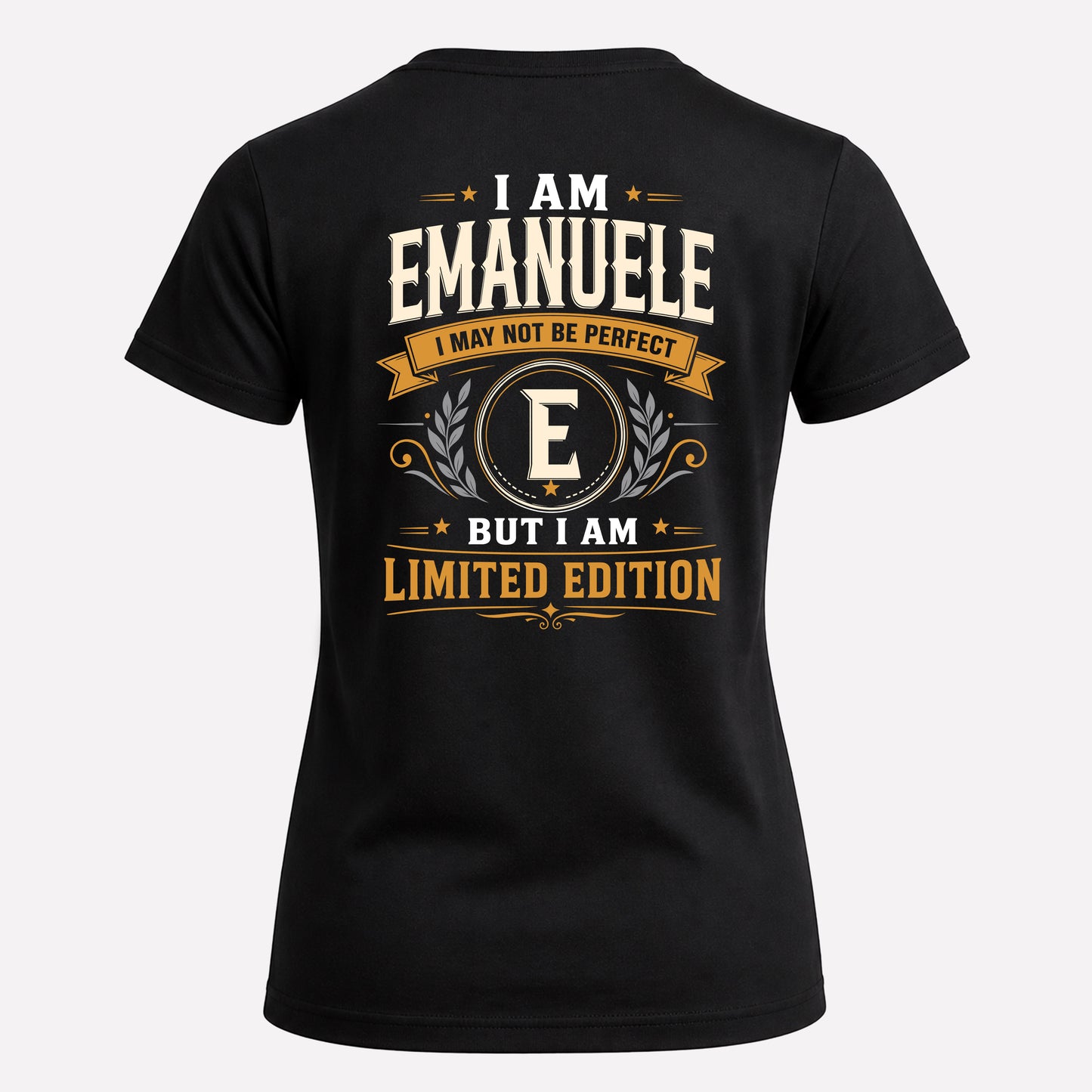 EMANUELE  EDI-TT36 Personalized Funny Quote Apparel