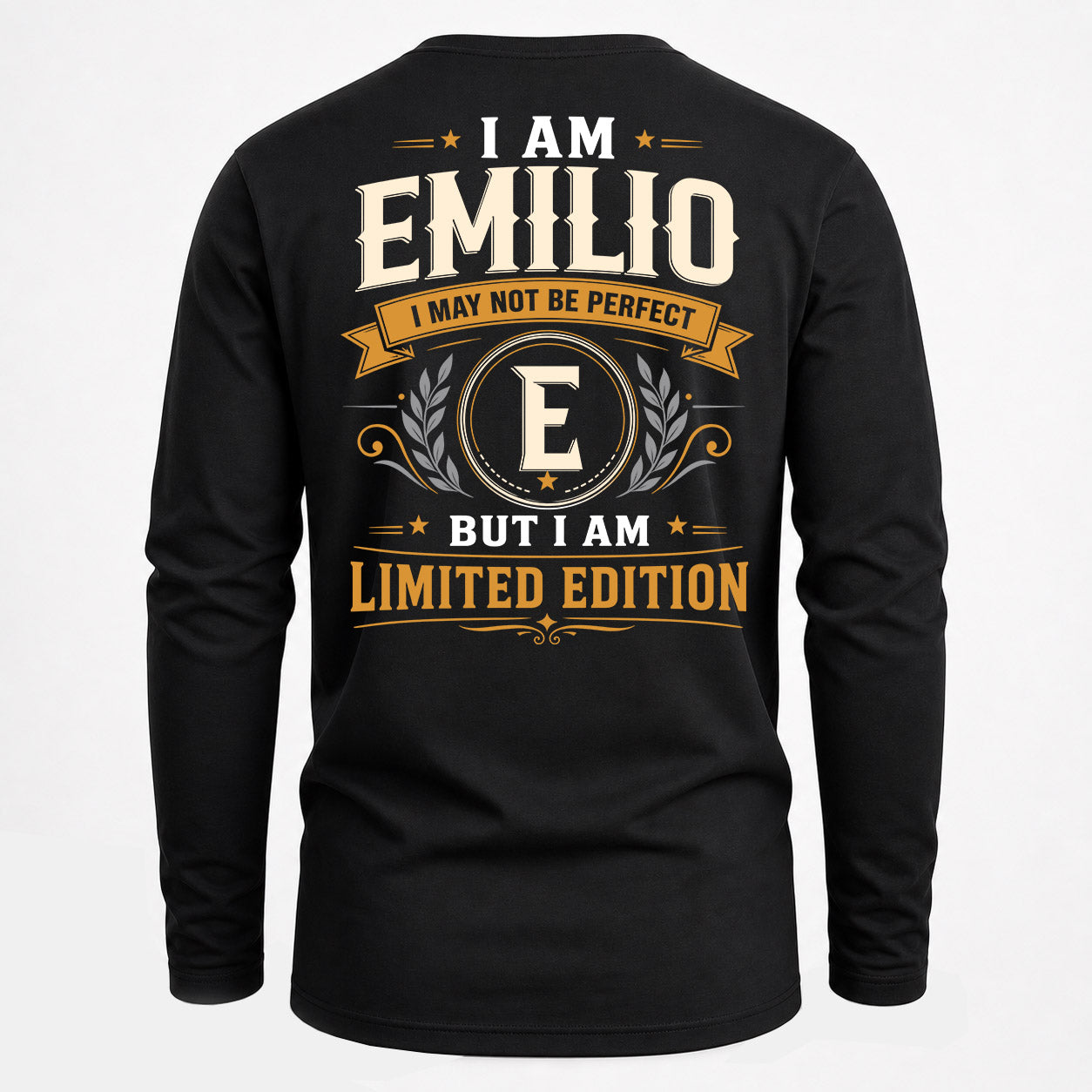 EMILIO  EDI-TT36 Personalized Funny Quote Apparel