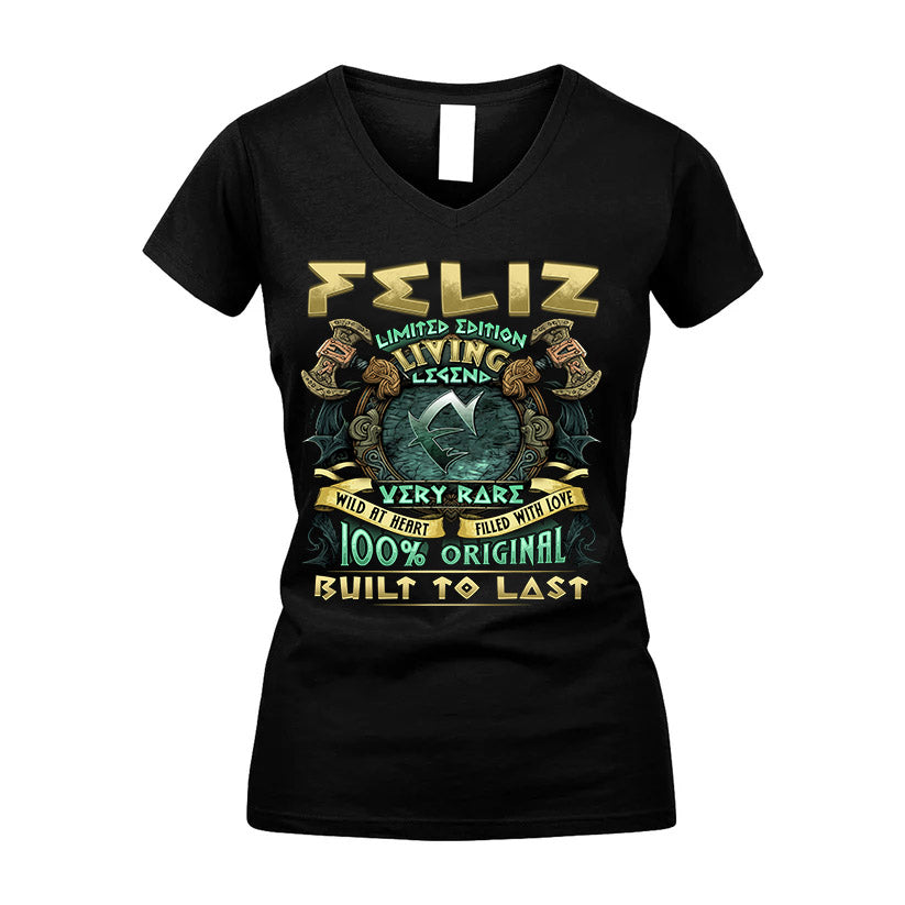 FELIZ  VKI-TT36 Personalized Funny Quote Apparel