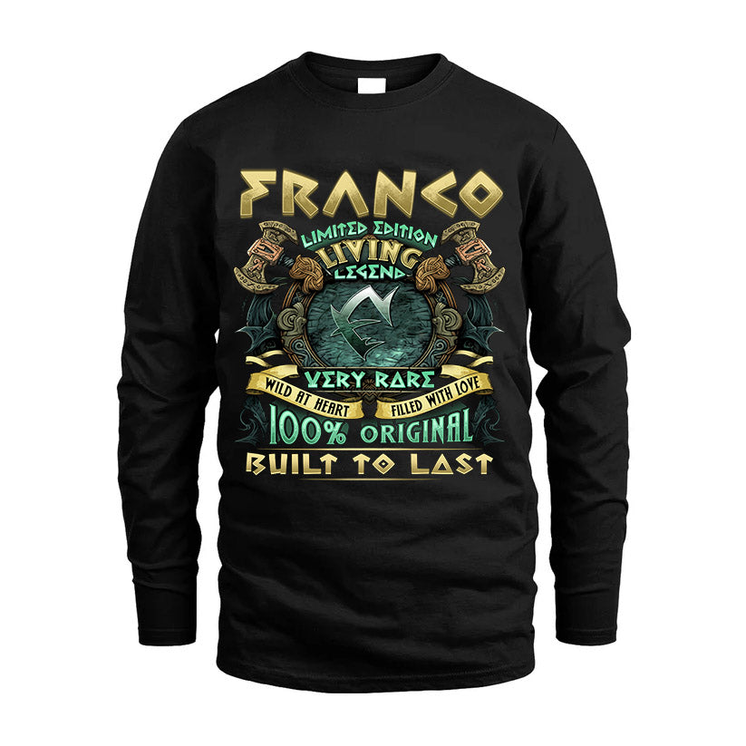 FRANCO  VKI-TT36 Personalized Funny Quote Apparel