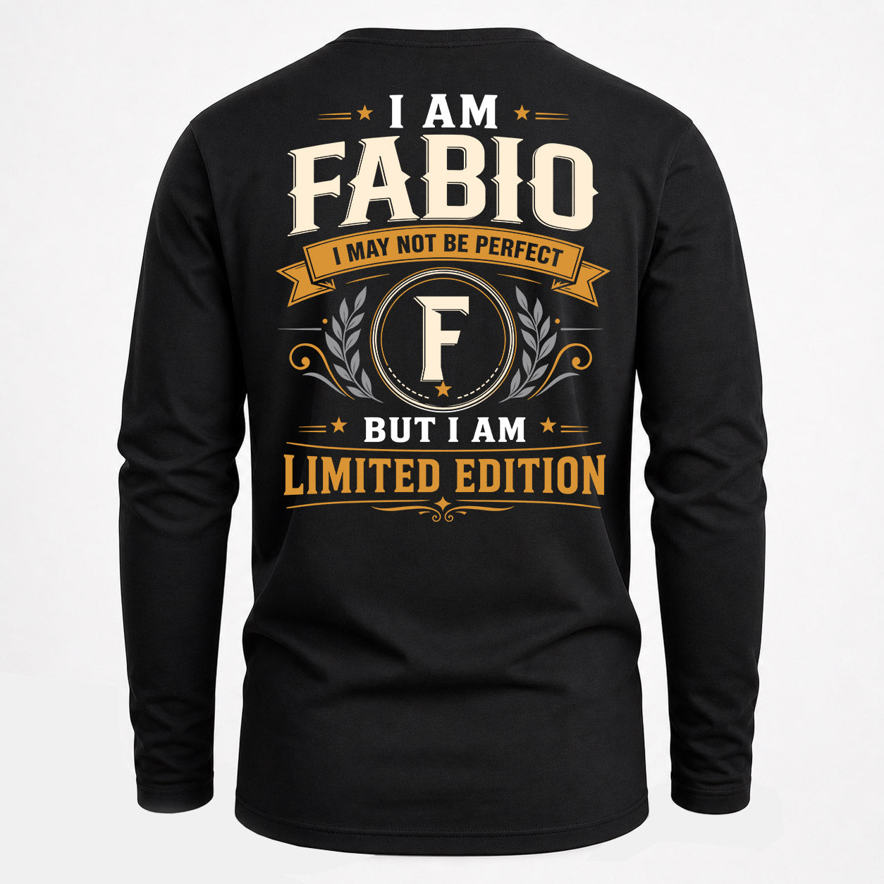 FABIO  EDI-TT36 Personalized Funny Quote Apparel