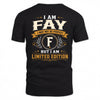 FAY  EDI-TT36 Personalized Funny Quote Apparel