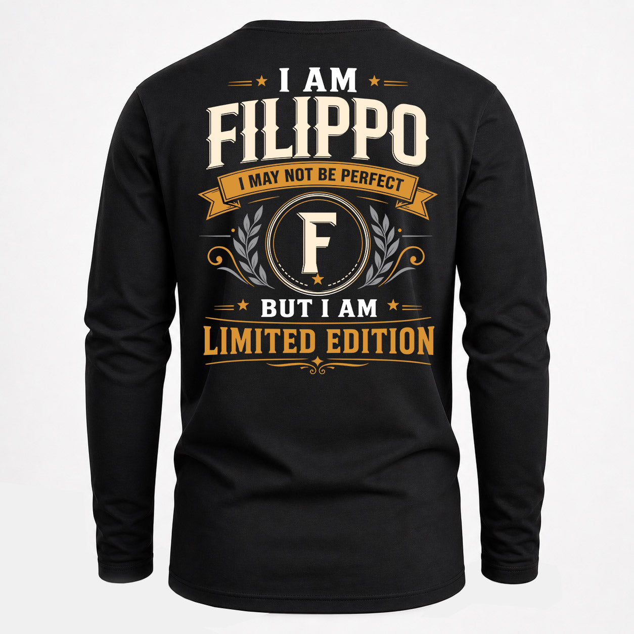 FILIPPO  EDI-TT36 Personalized Funny Quote Apparel