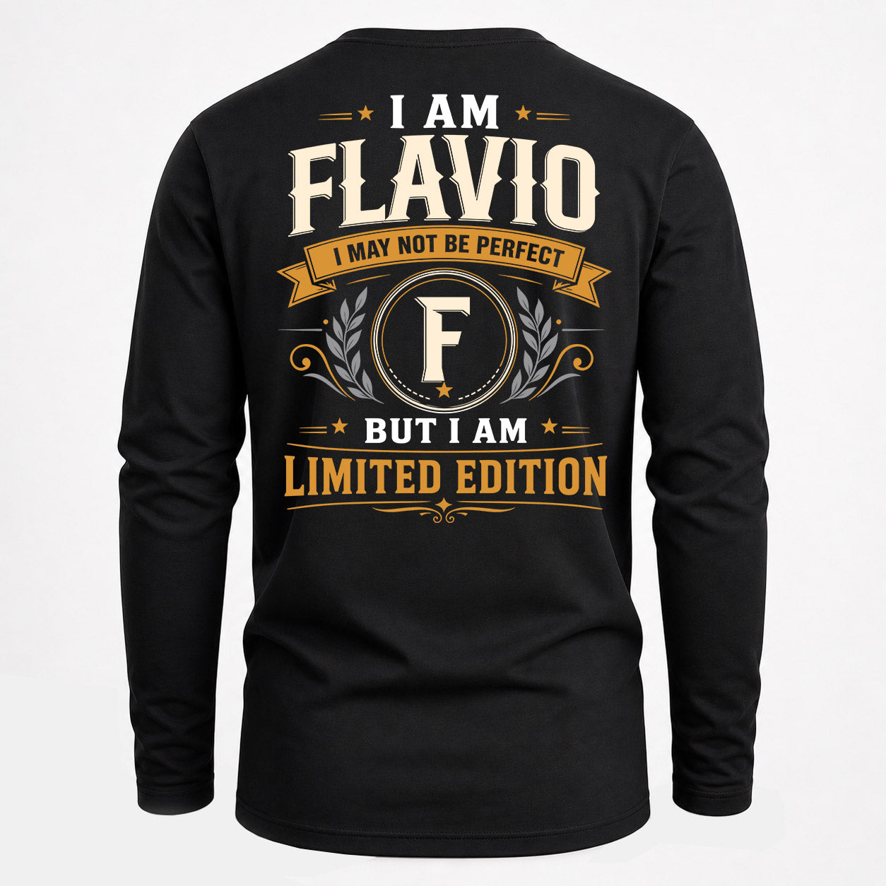 FLAVIO  EDI-TT36 Personalized Funny Quote Apparel