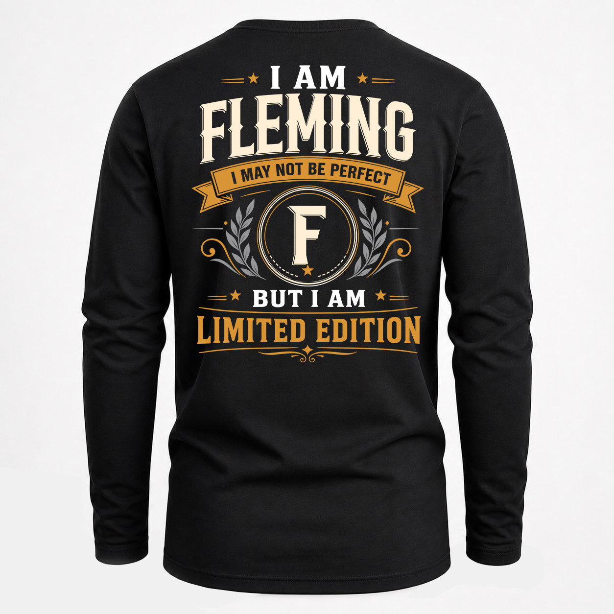 FLEMING  EDI-TT36 Personalized Funny Quote Apparel