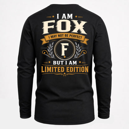 FOX  EDI-TT36 Personalized Funny Quote Apparel