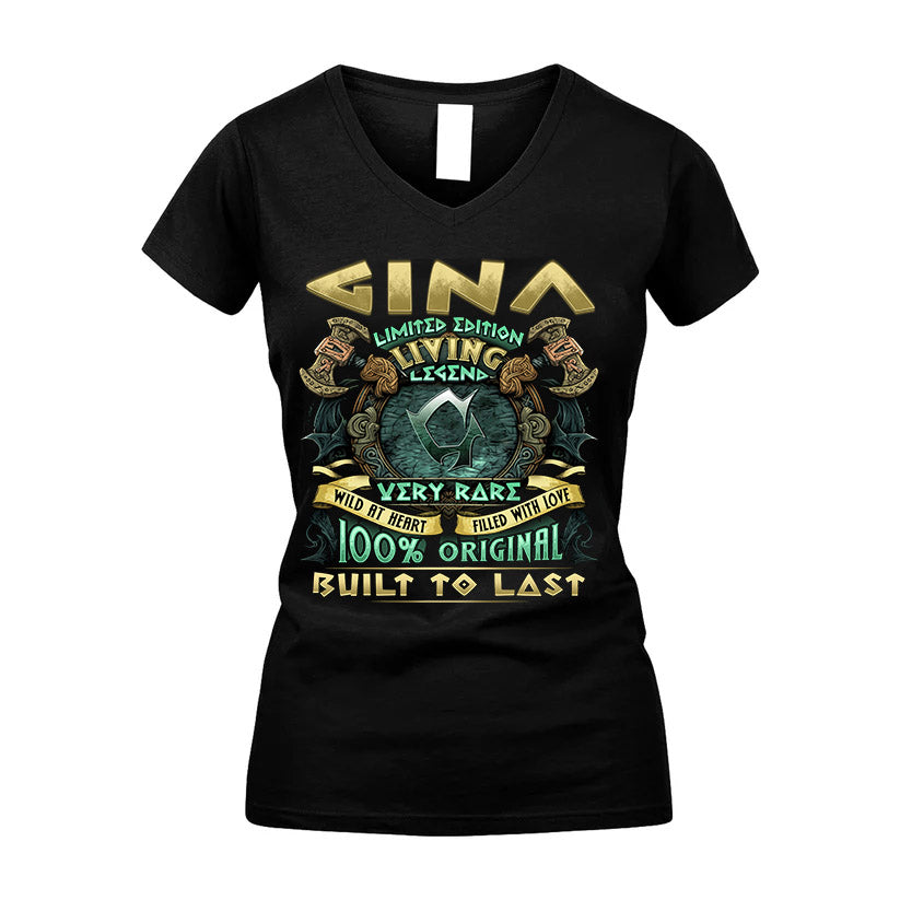 GINA  VKI-TT36 Personalized Funny Quote Apparel