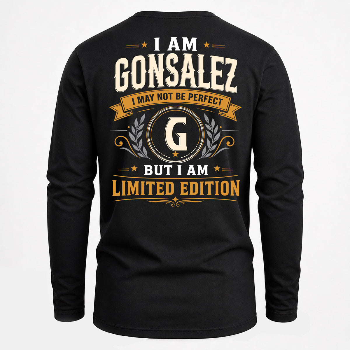 GONSALEZ EDI-TT36 Personalized Funny Quote Apparel