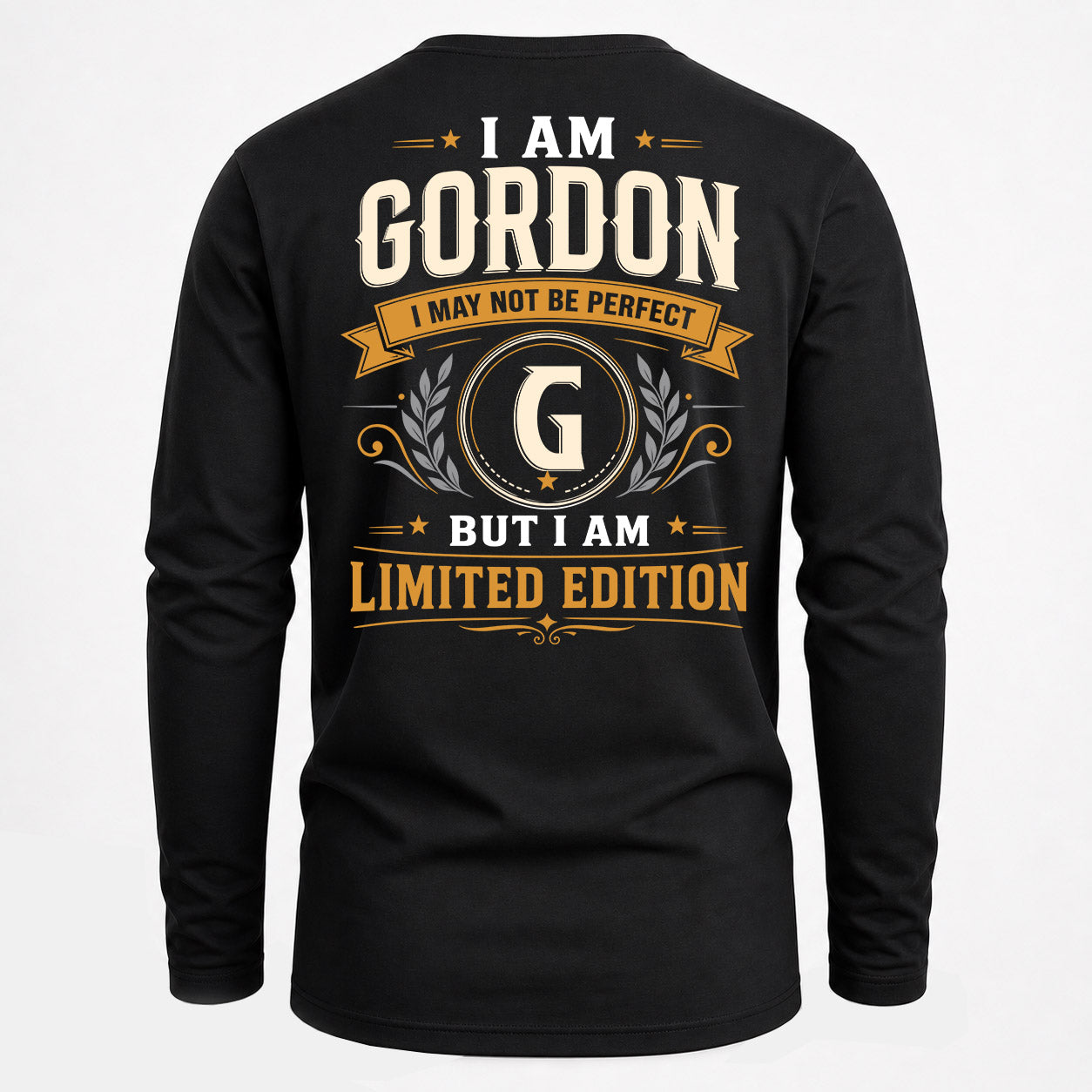 GORDON  EDI-TT36 Personalized Funny Quote Apparel