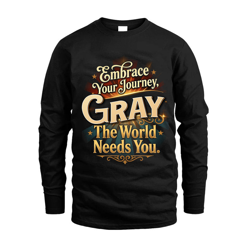 GRAY L04-TT36 Personalized Funny Quote Apparel