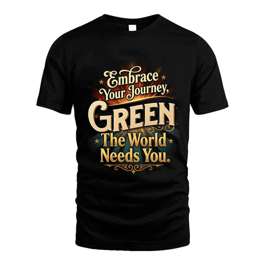 GREEN L04-TT36 Personalized Funny Quote Apparel