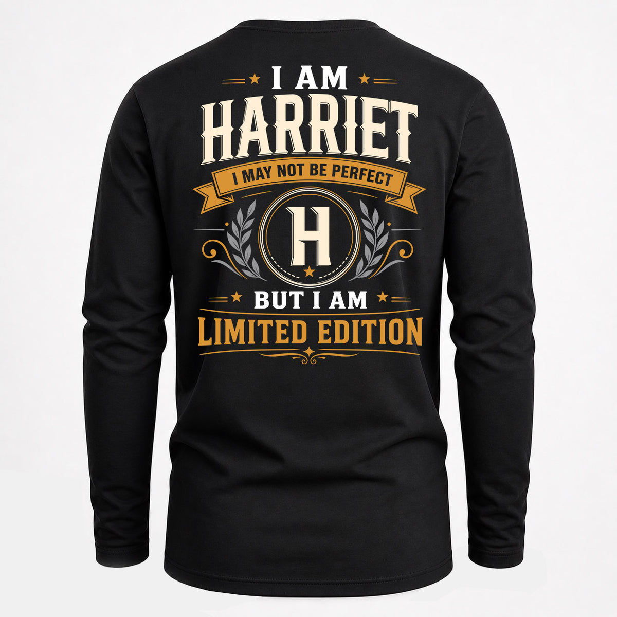 HARRIET EDI-TT36 Personalized Funny Quote Apparel