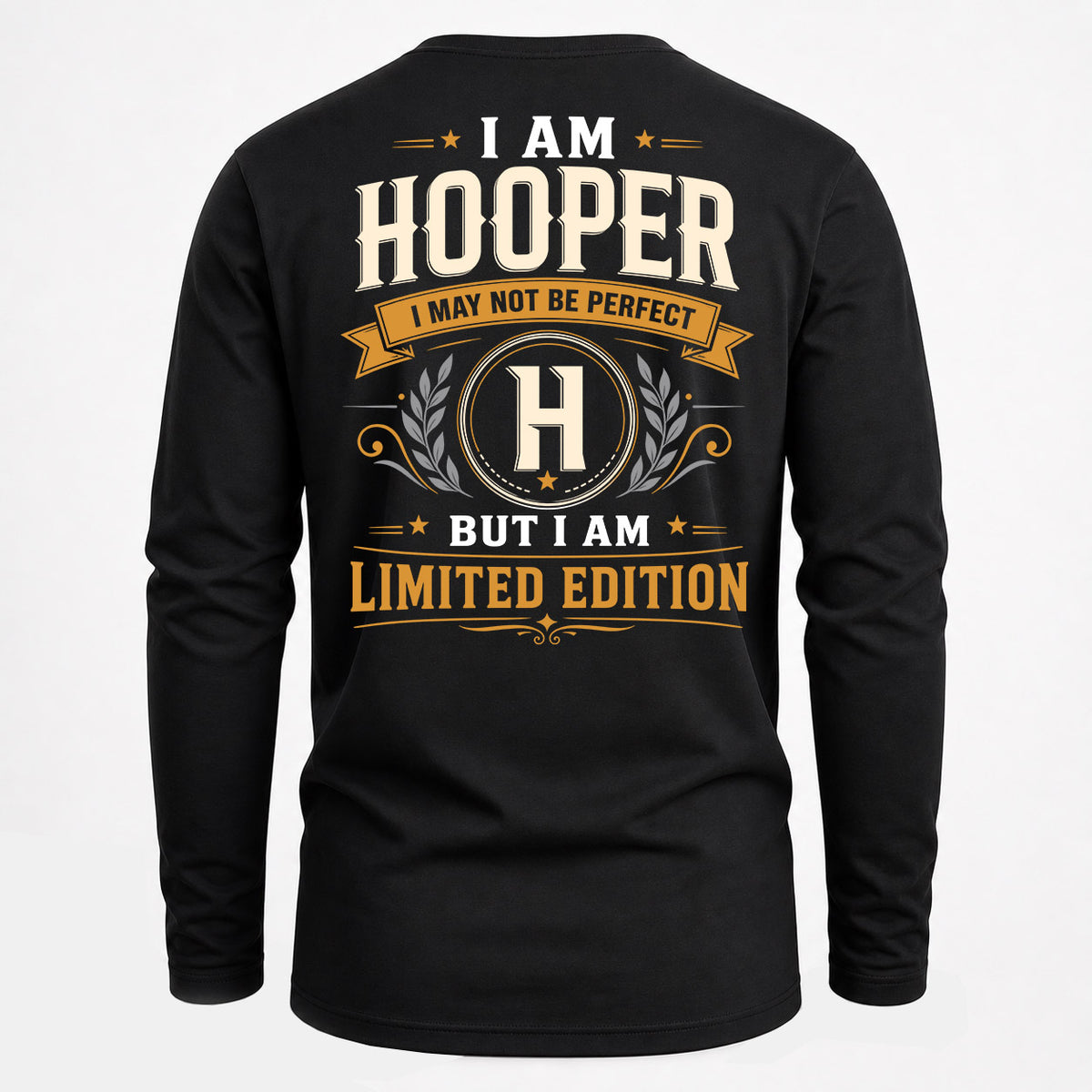 HOOPER EDI-TT36 Personalized Funny Quote Apparel