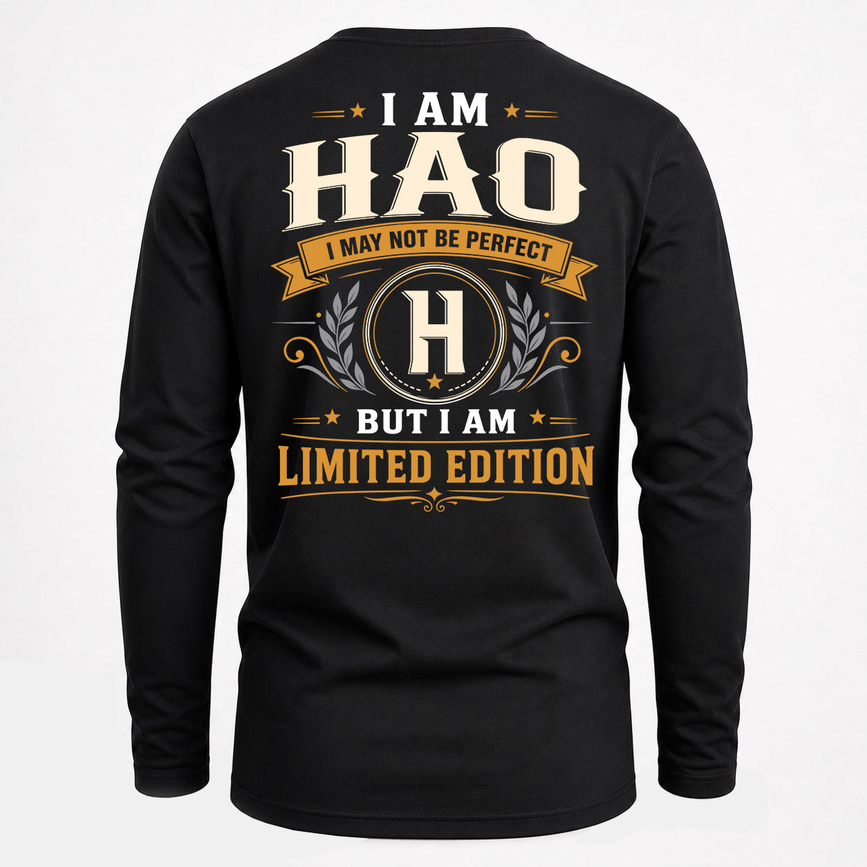 HAO  EDI-TT36 Personalized Funny Quote Apparel
