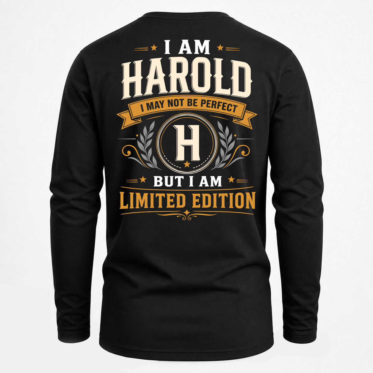 HAROLD  EDI-TT36 Personalized Funny Quote Apparel