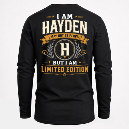 HAYDEN  EDI-TT36 Personalized Funny Quote Apparel