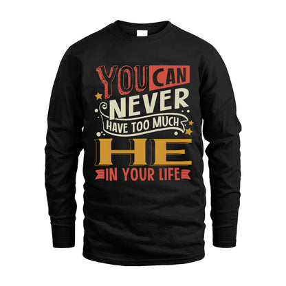HE  NO2-TT36 Personalized Funny Quote Apparel