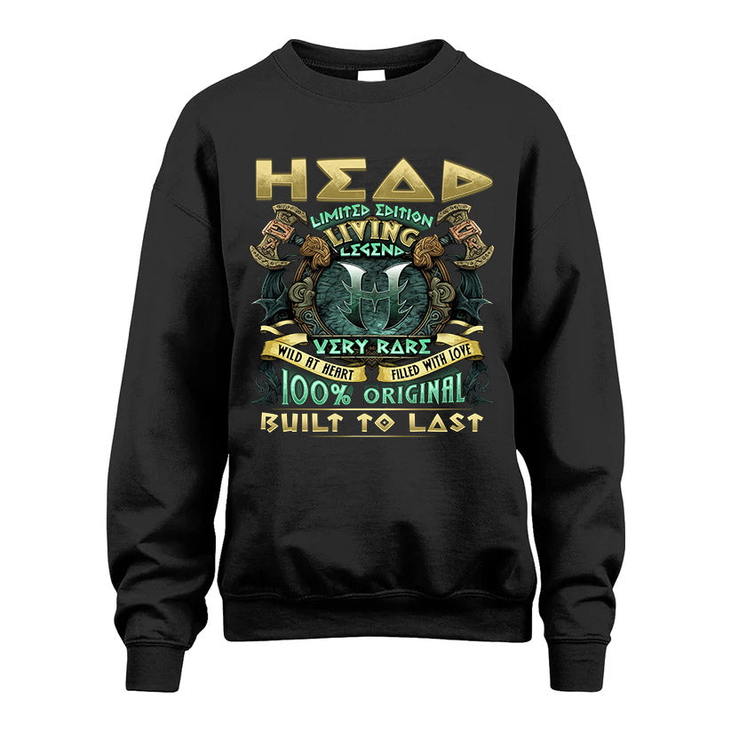 HEAD  VKI-TT36 Personalized Funny Quote Apparel