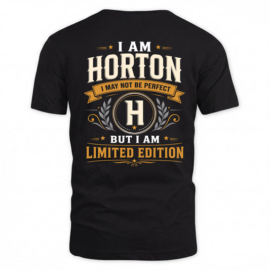 HORTON  EDI-TT36 Personalized Funny Quote Apparel