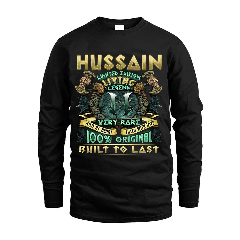 HUSSAIN  VKI-TT36 Personalized Funny Quote Apparel