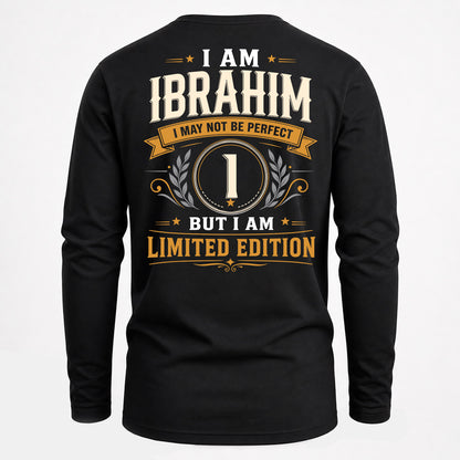 IBRAHIM  EDI-TT36 Personalized Funny Quote Apparel